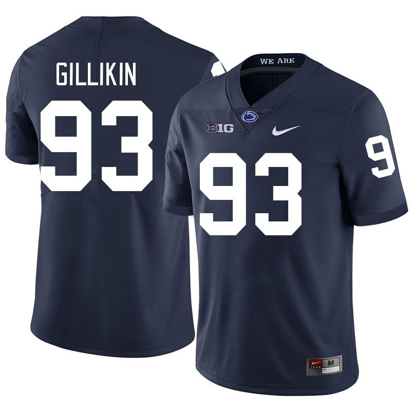 Penn State Nittany Lions #93 Blake Gillikin College Football Jerseys Stitched Sale-Navy